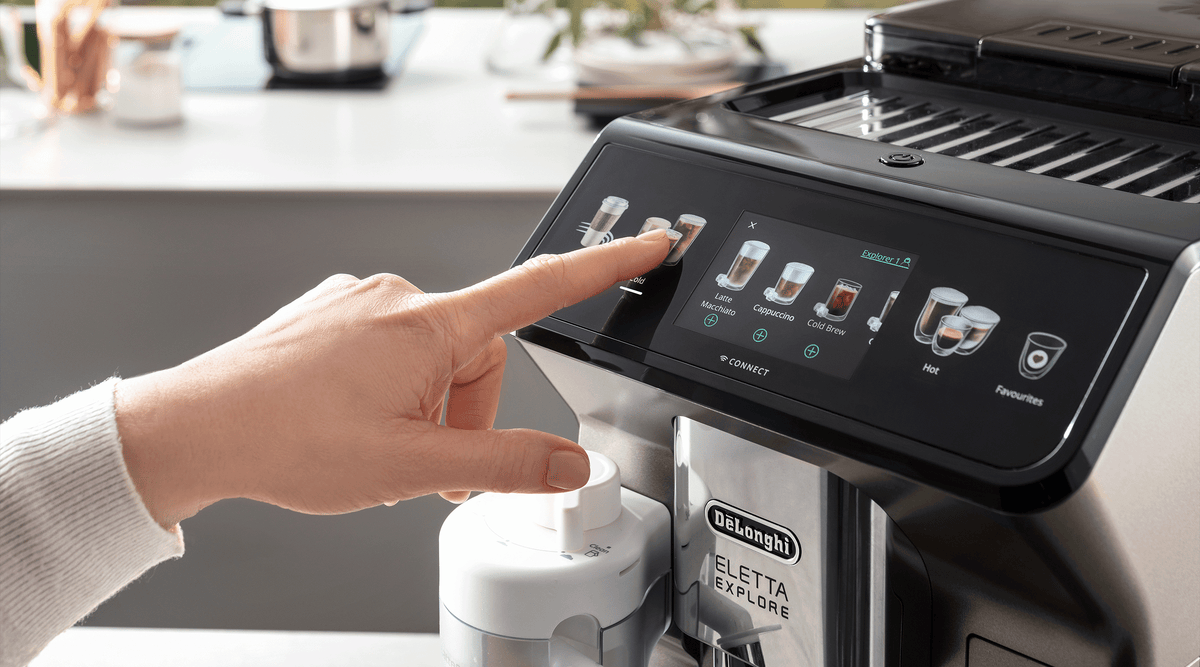 De'longhi Eletta Explore Automatic Coffee Machine with Cold Brew