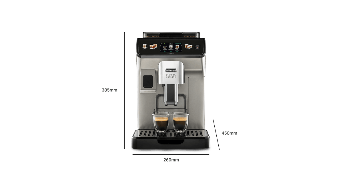 De'longhi Eletta Explore Automatic Coffee Machine with Cold Brew