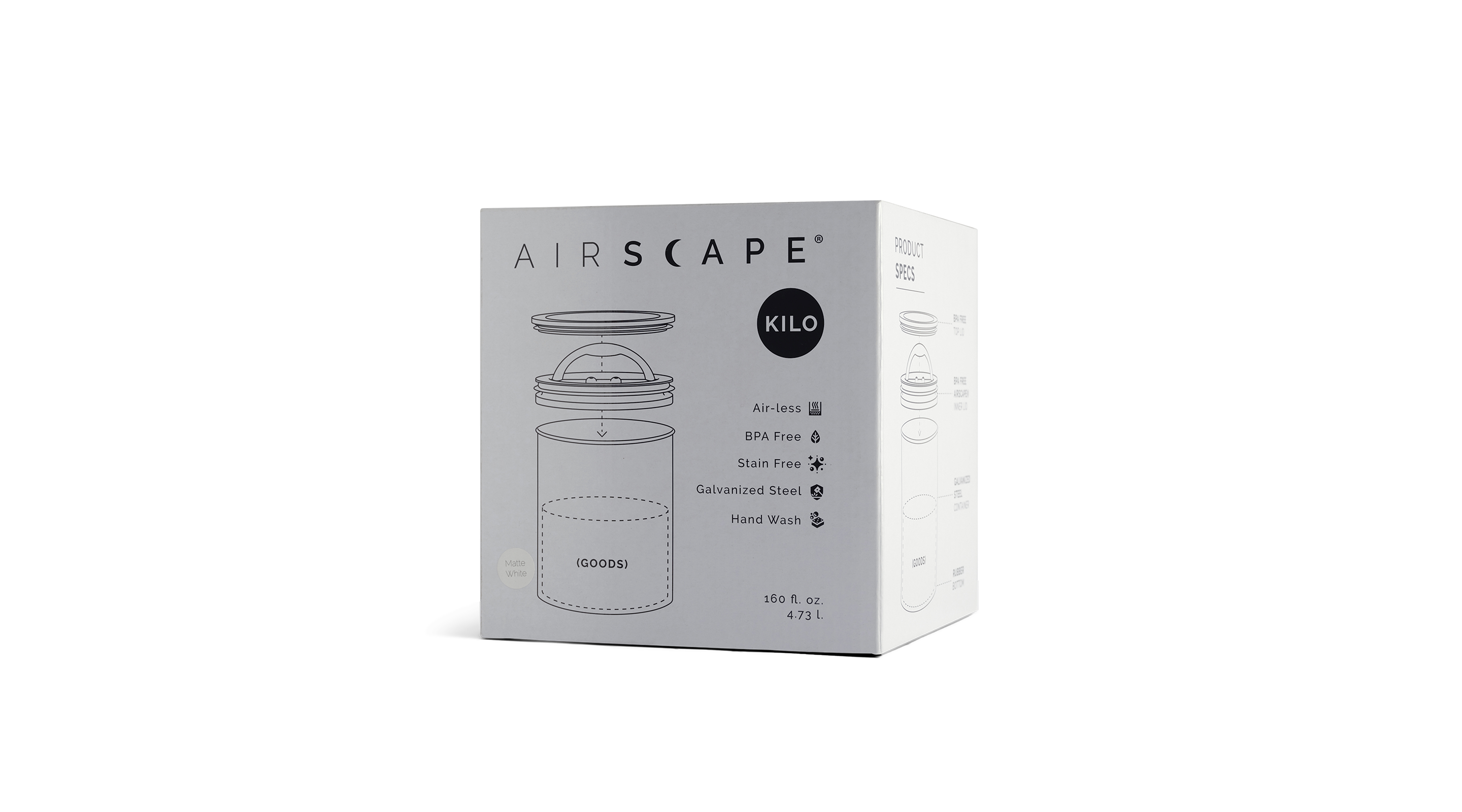 Airscape Vacuum Canister